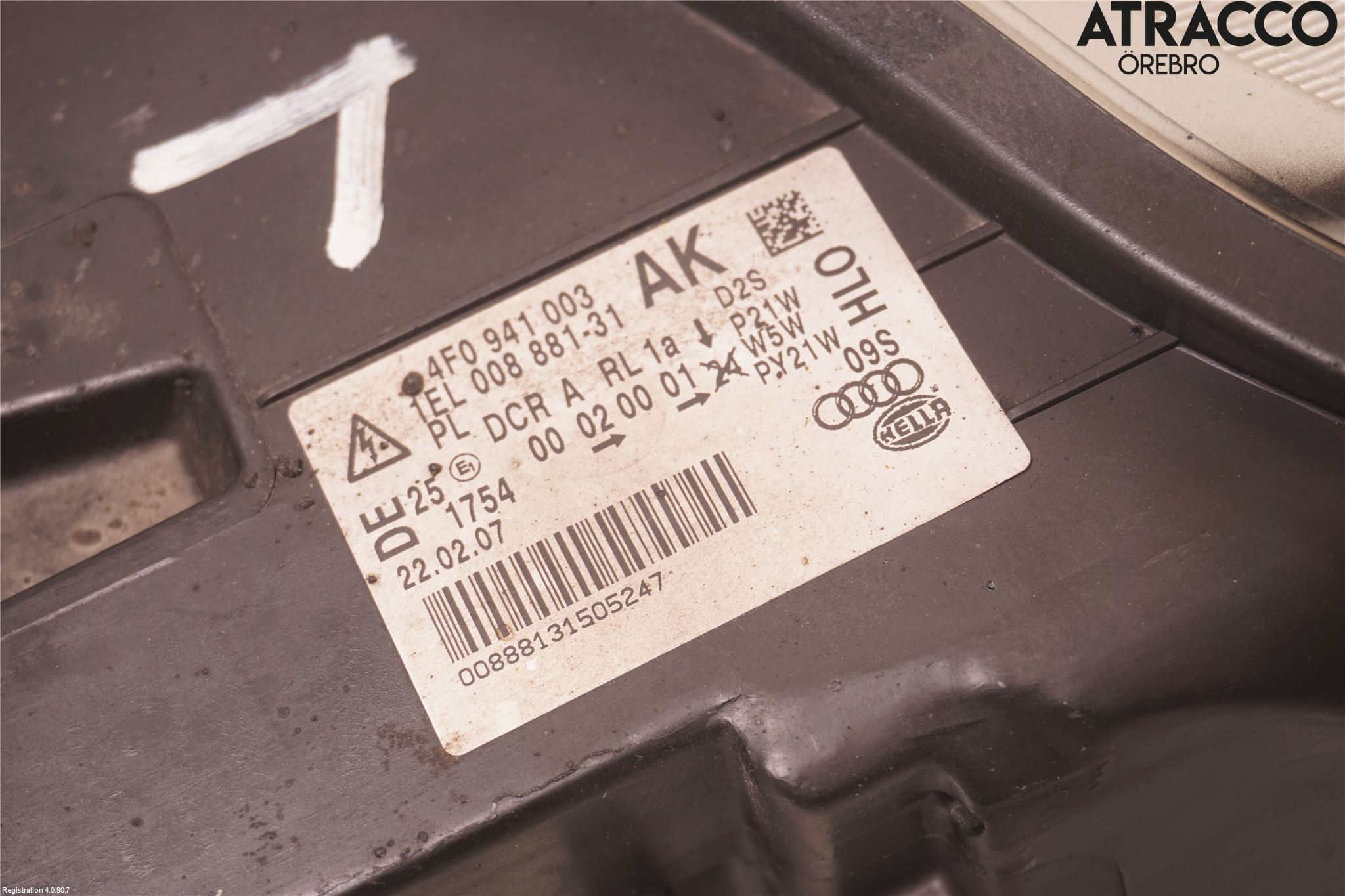 Audi A6/S6     05-11 Strålkastare Vänster