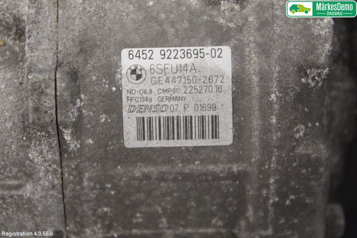BMW 3 F30/F31/F80 12-19 Ac Kompressor
