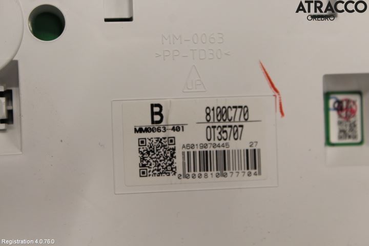 Mitsubishi L200 16-23 Instrument Komb