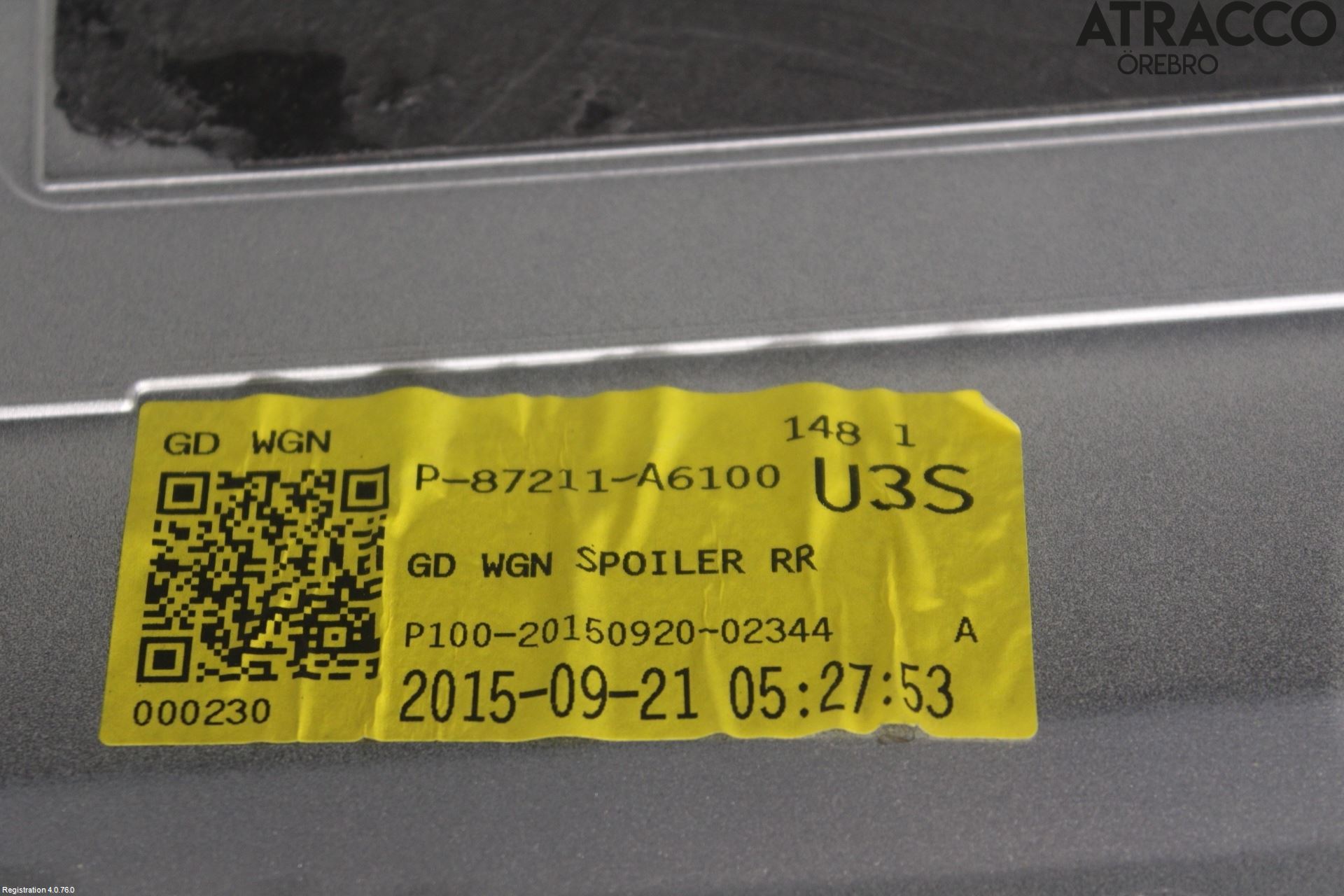 Hyundai i30 GD 13-17 Spoiler Baklucka