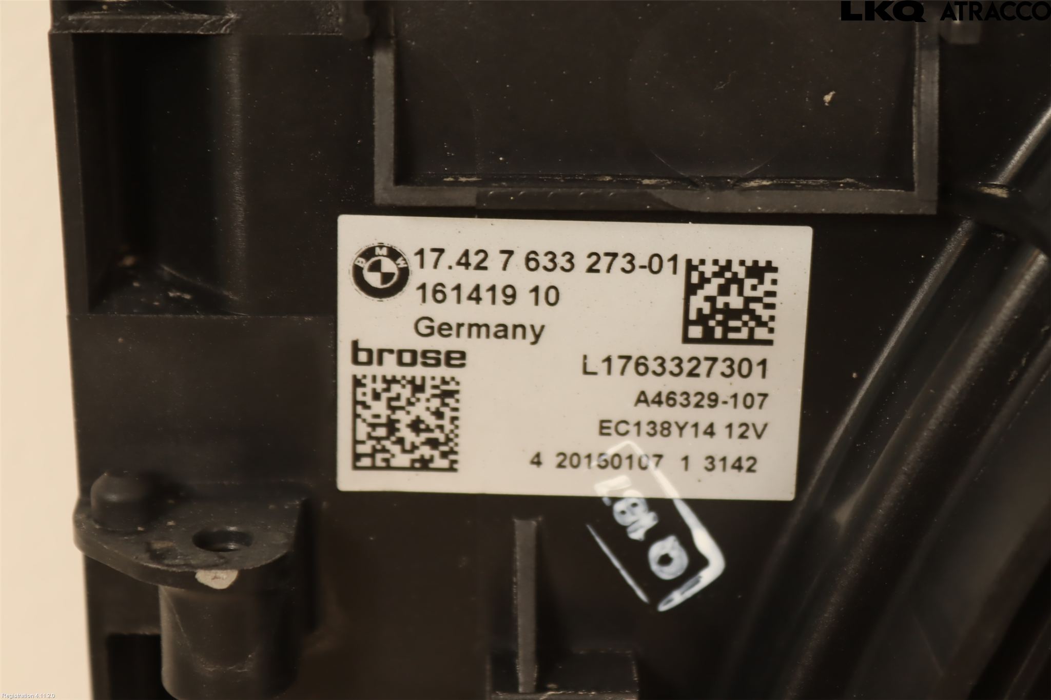 BMW 5 F10/F11/F18 09-17 Kylfläkt El