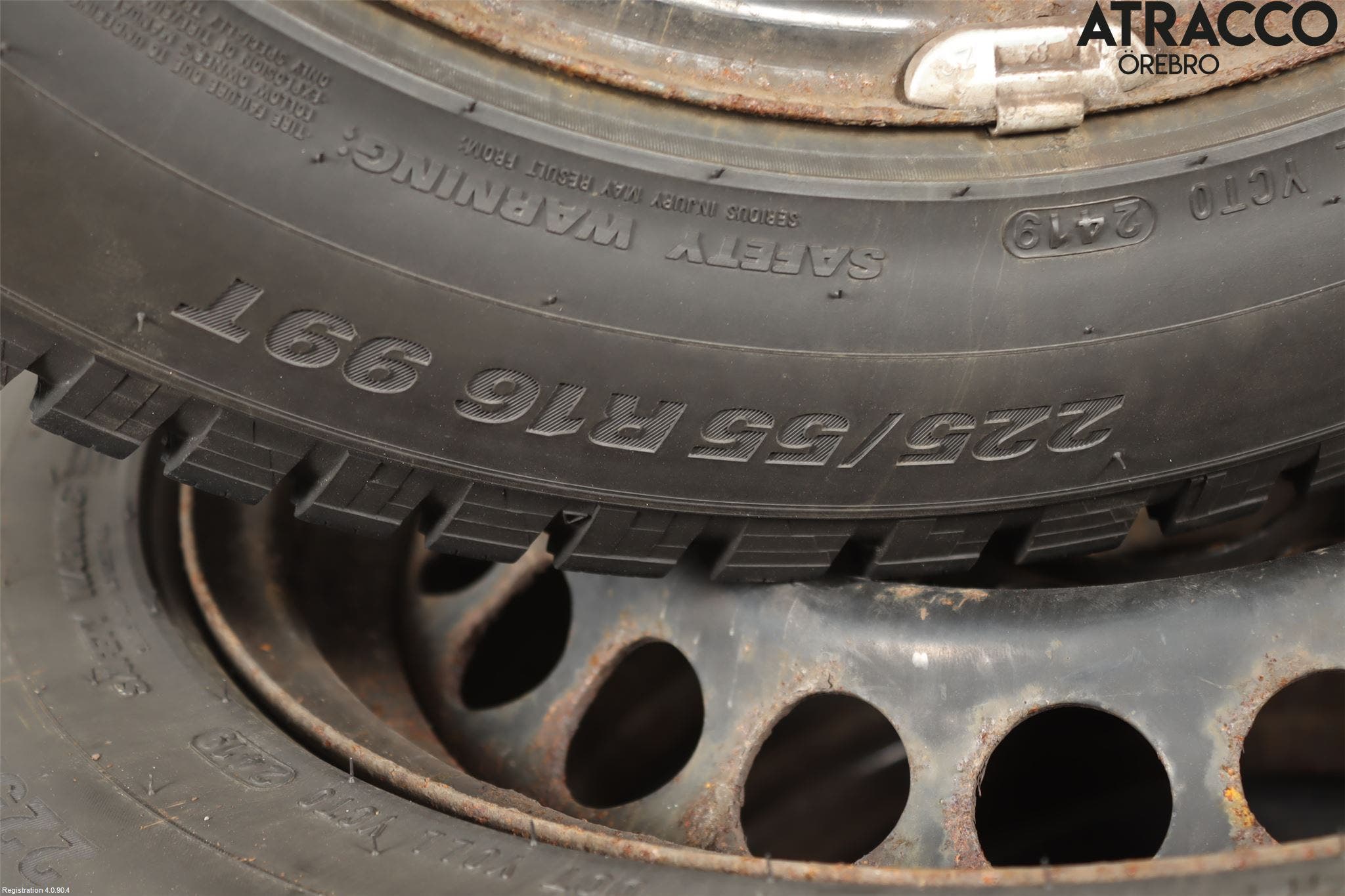 Mercedes-Benz MB E-KLASS (W210) 96-03 Vinterdäck Plåtfälg 4St