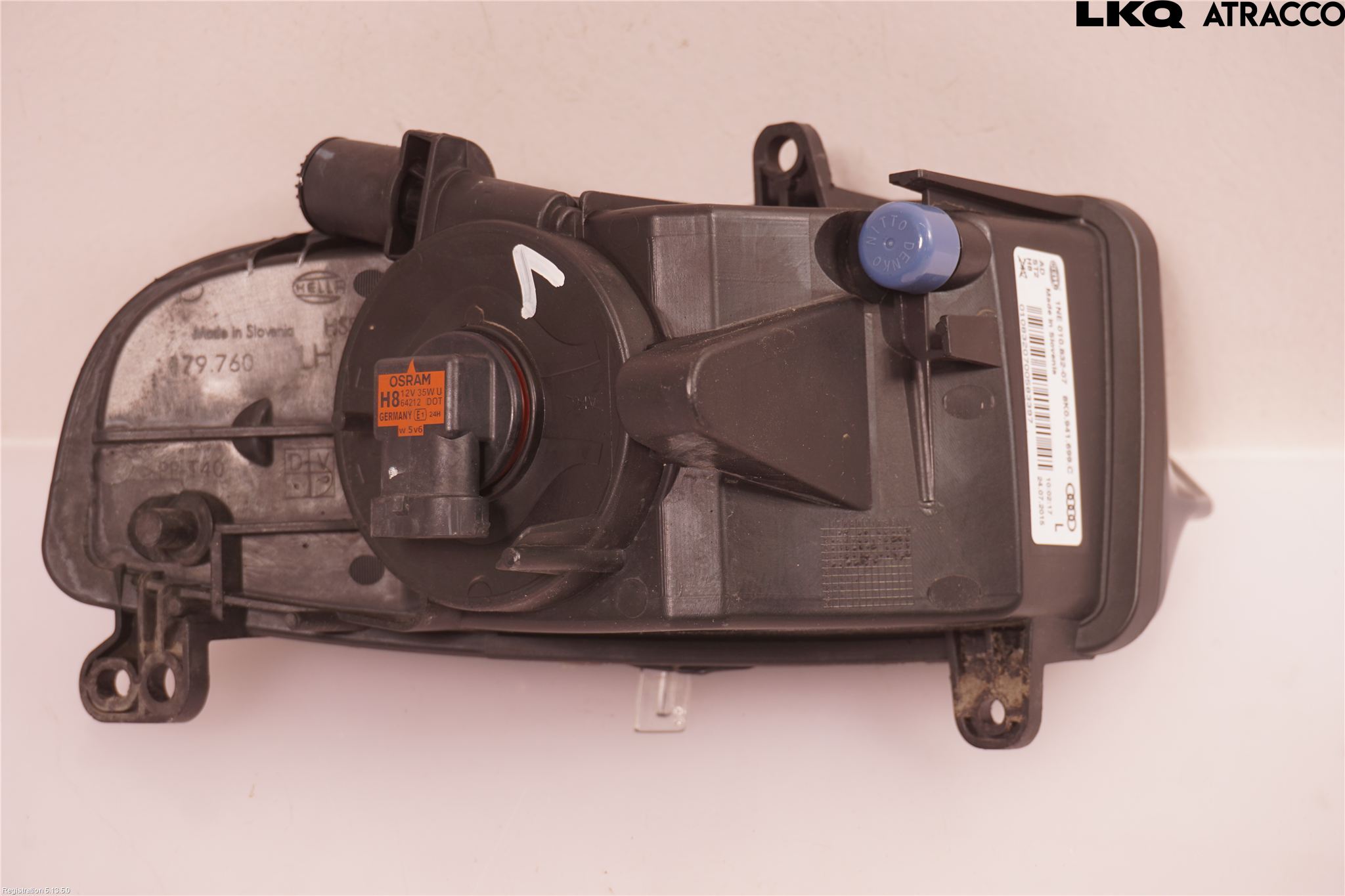 Audi A4 12-15 Dimljus-Varselljus Fram
