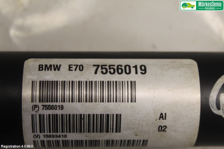 BMW X5 E70 07-13 Mellanaxel Främre 4Wd