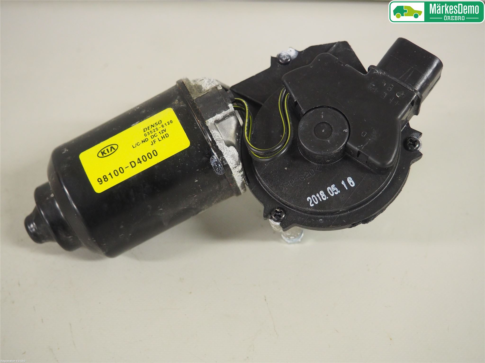 Kia OPTIMA 16-20 Torkarmotor Vindruta