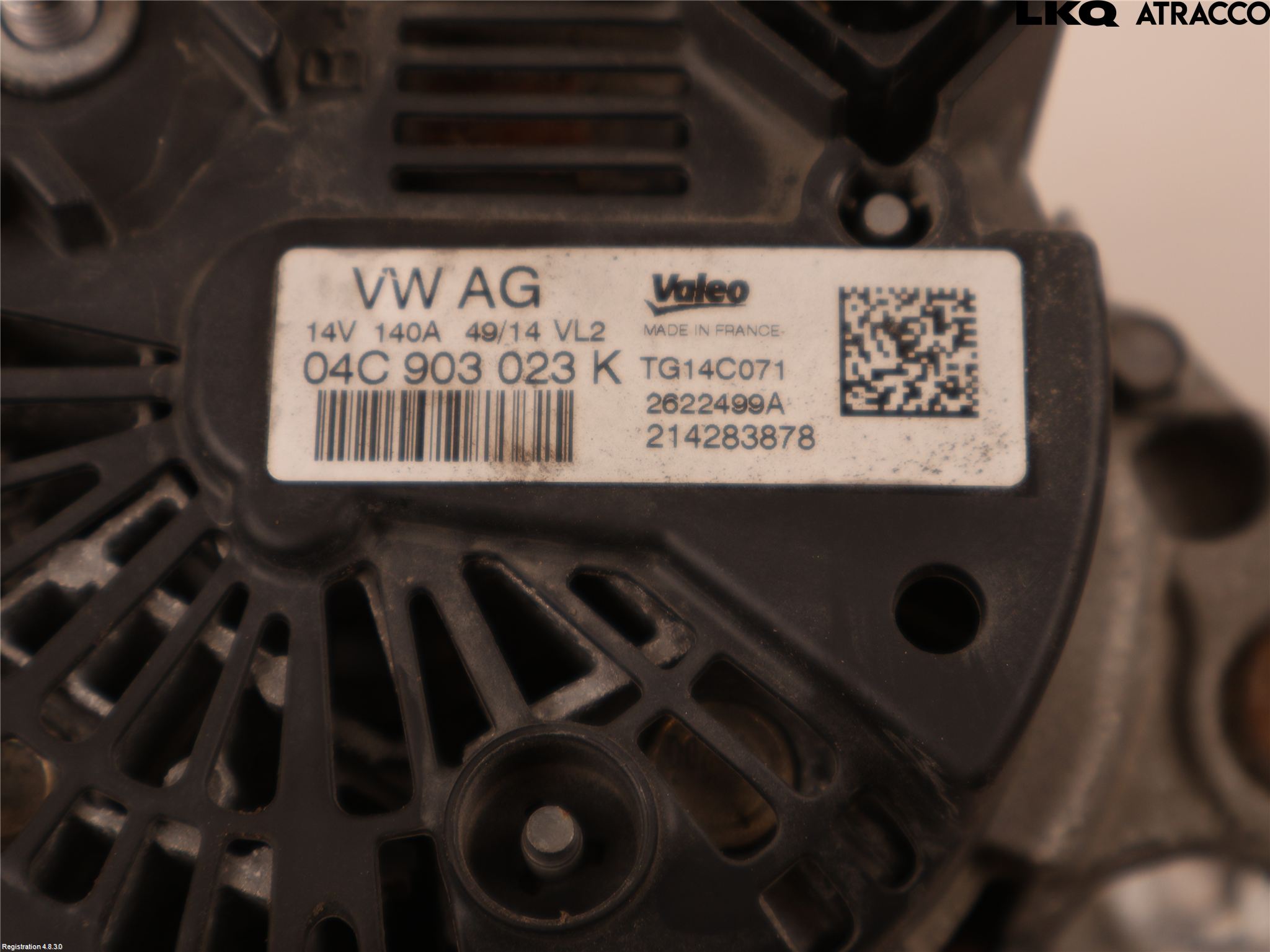 Volkswagen VW GOLF SPORTSVAN 15-20 Generator