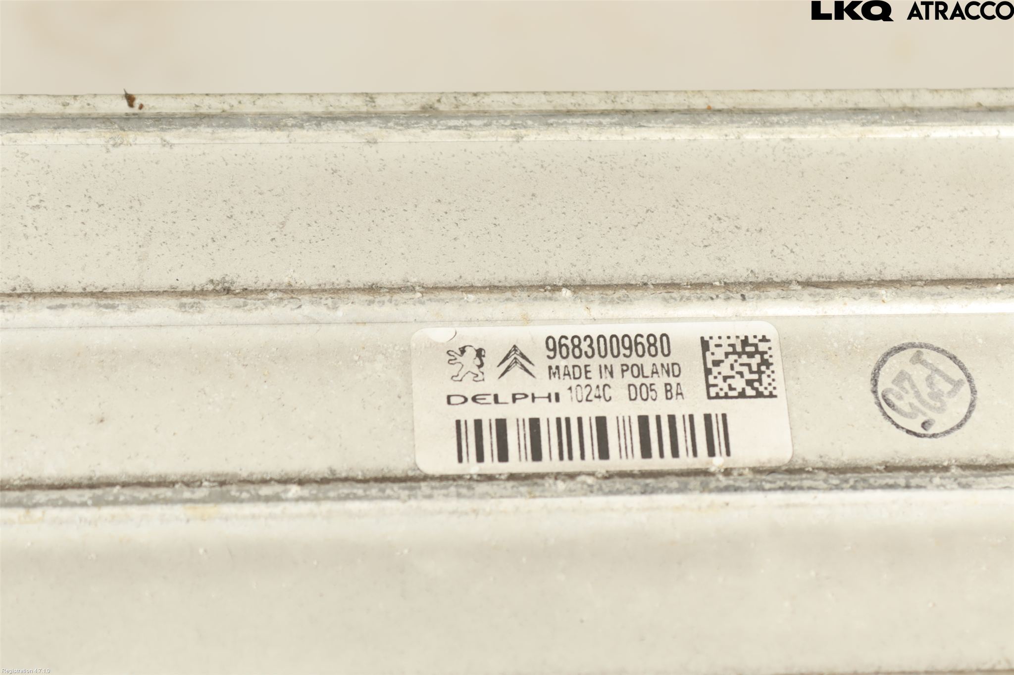 Citroen C5 08-17 Laddluft-Intercooler Kyl