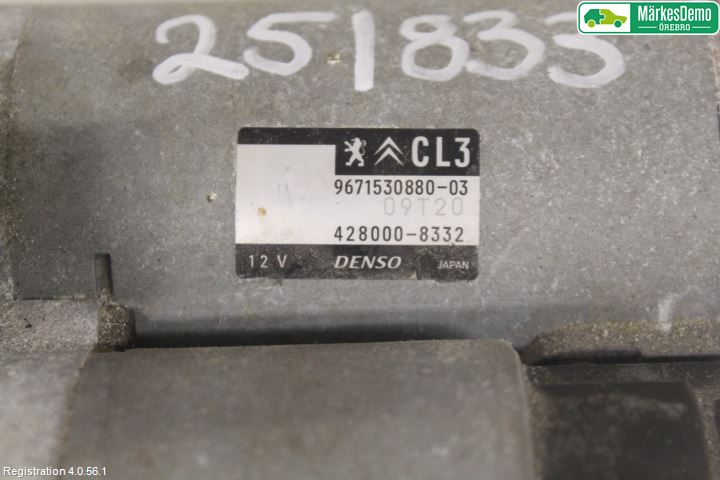 Peugeot PEUGOT 208 16-19 Startmotor