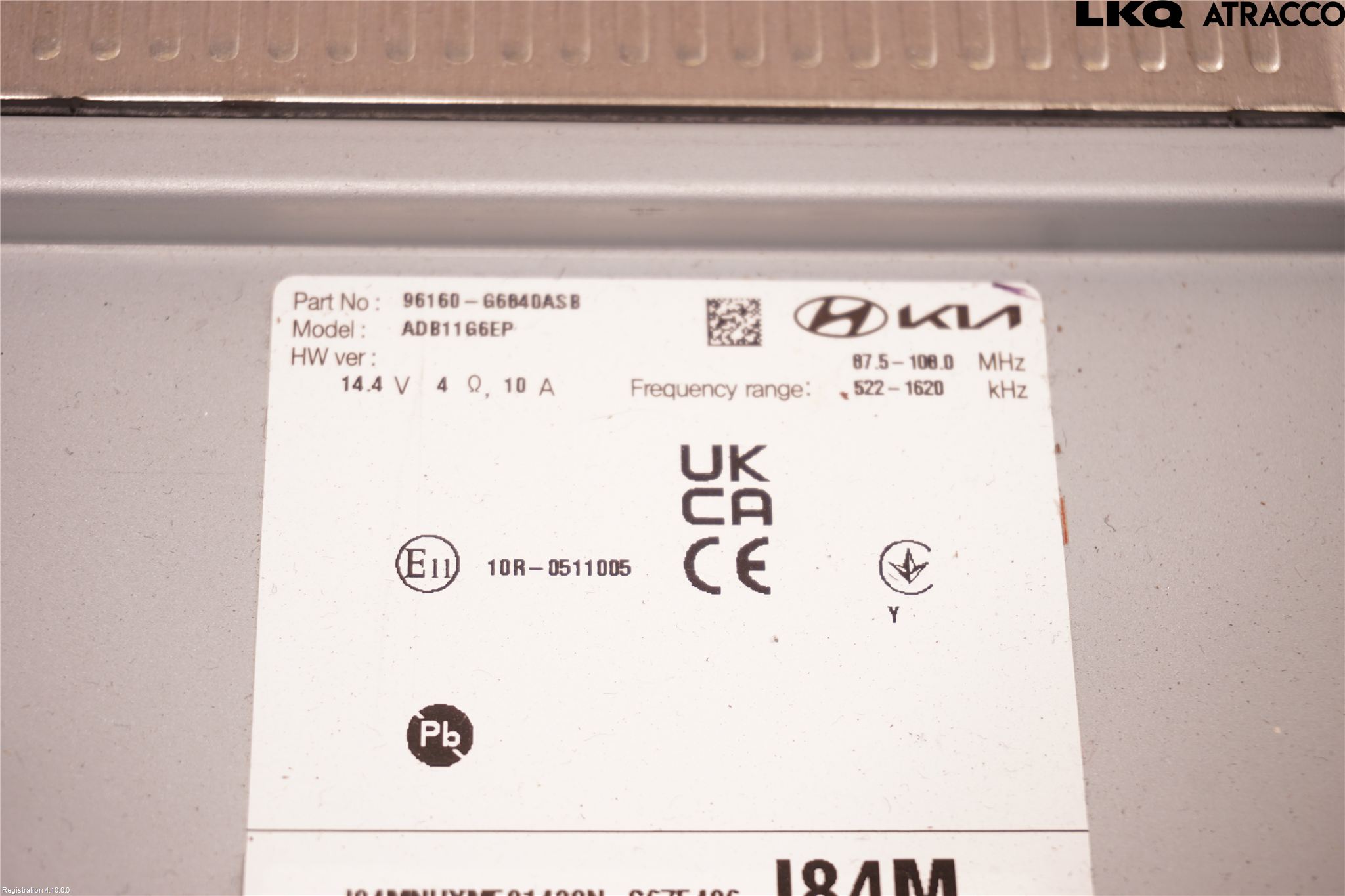 Kia PICANTO 17- Radio