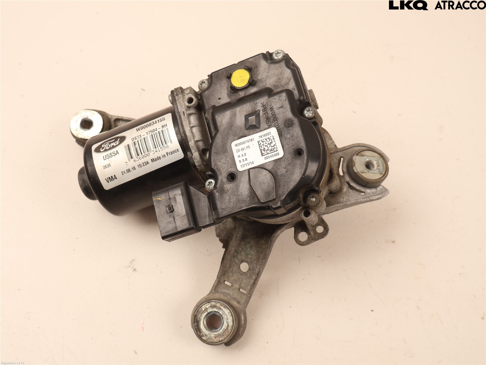Ford MONDEO 15-22 Torkarmotor Vindruta