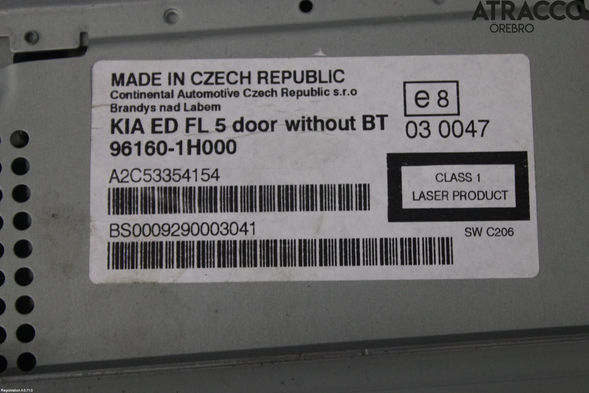 Kia CEED 06-12 Cd Radio - Multimediapanel