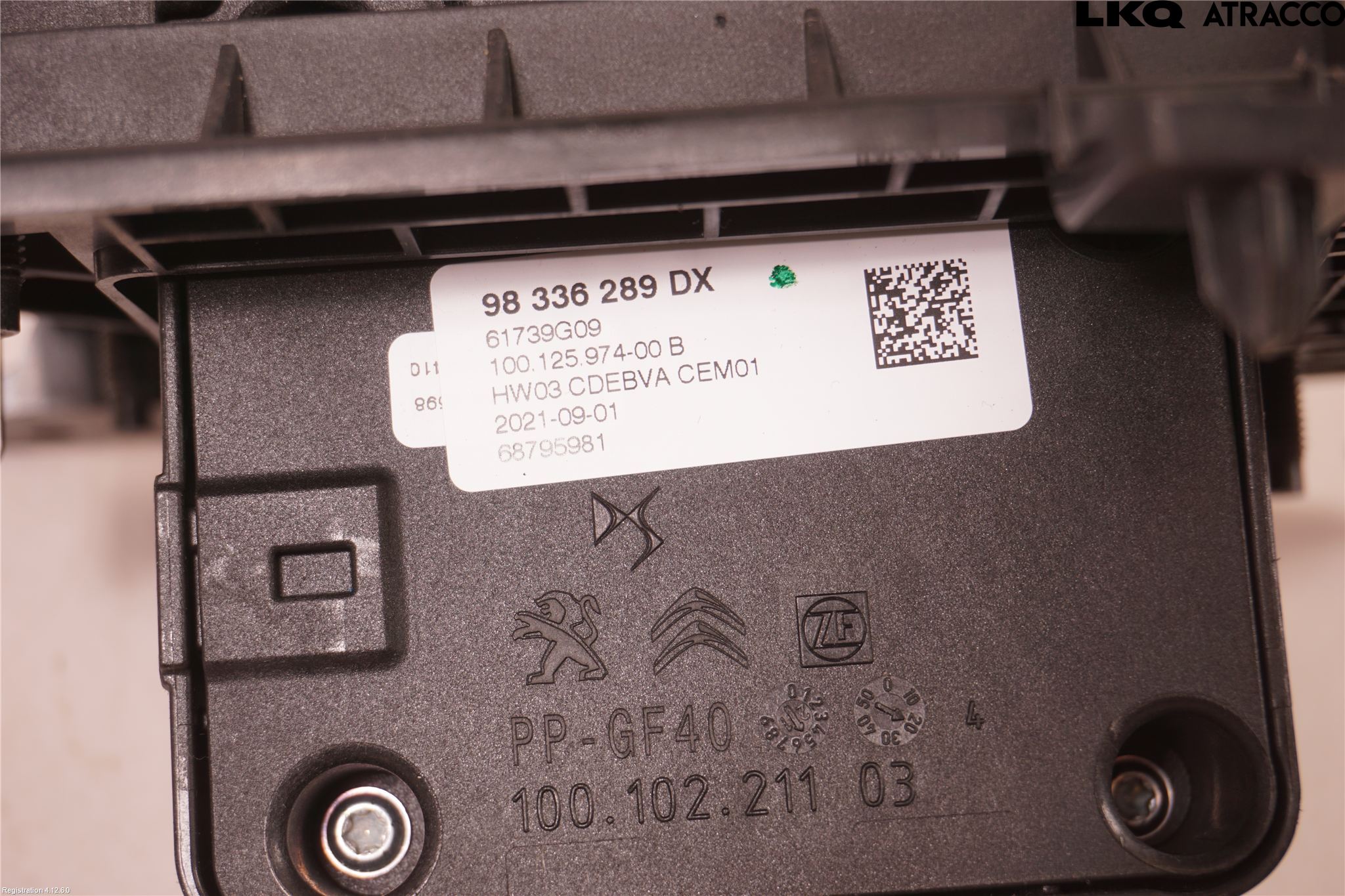 Citroen DS 7 CROSSBACK 19-23 Växelspak