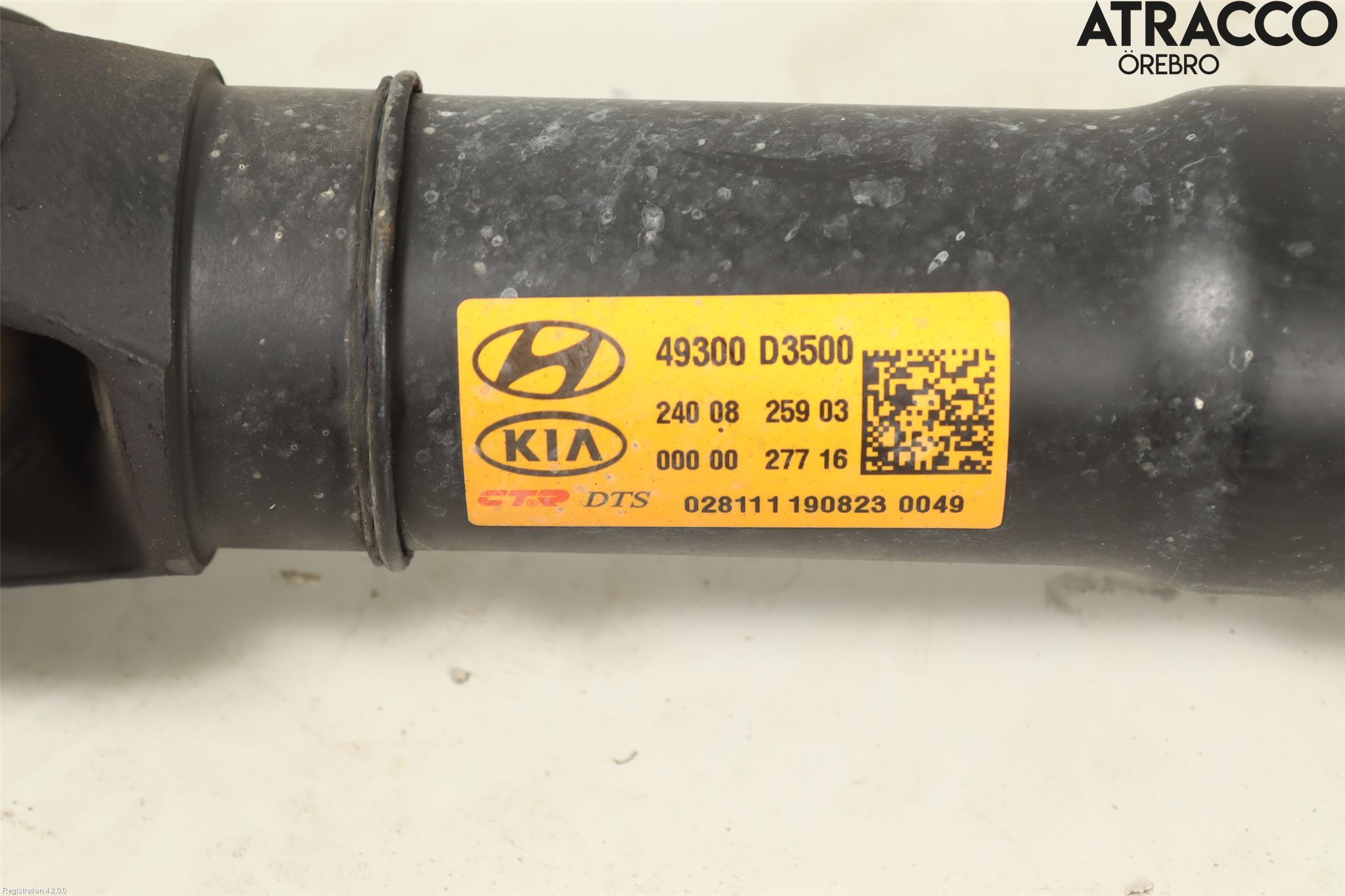 Kia SPORTAGE (QL) 16-21 Mellanaxel Komp