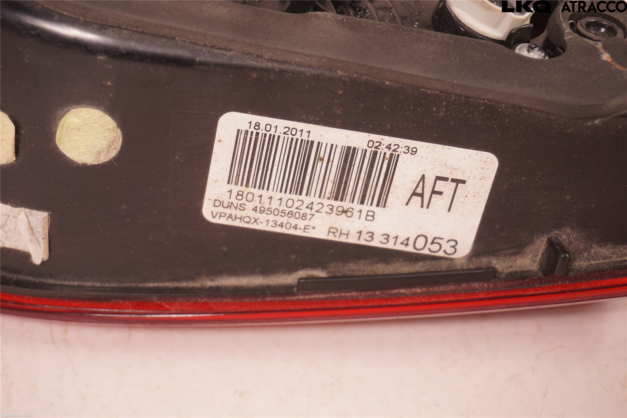 Opel ASTRA J 10-15 Bakljus Lucka Hö