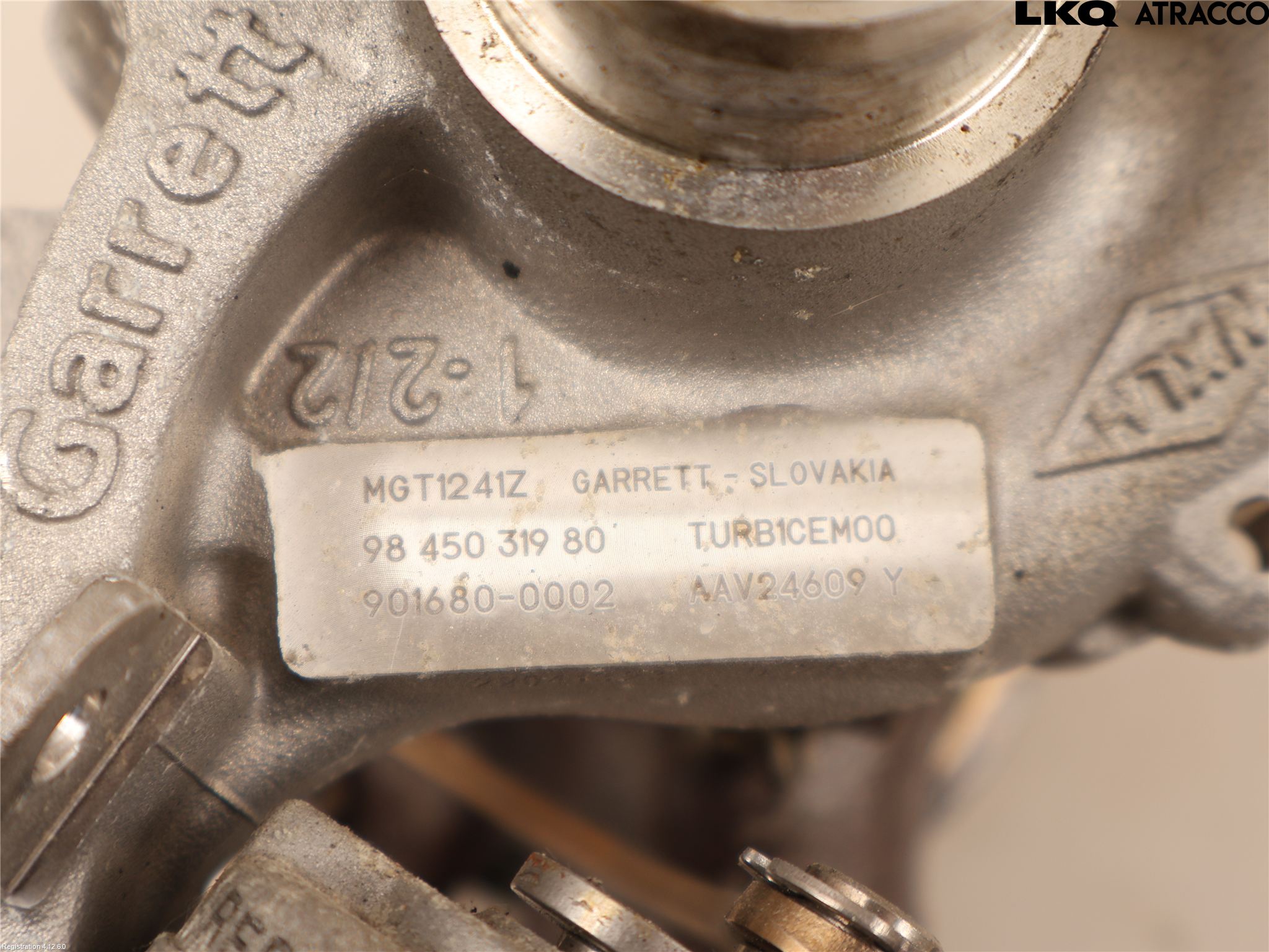 Peugeot 308/E-308 21- Turboaggregat