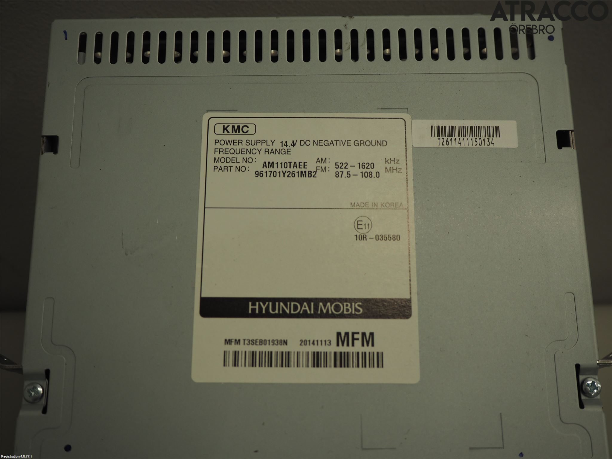 Kia PICANTO 12-17 Radio