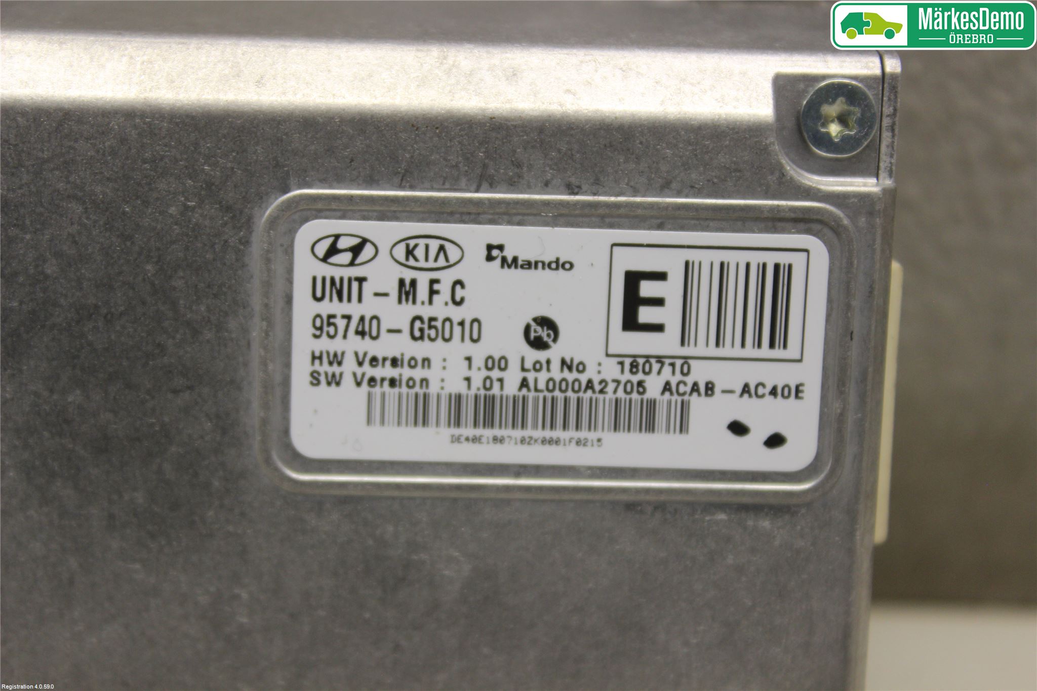 Kia NIRO (DE) 17-22 Sensor Aktivt Kollisionsskydd