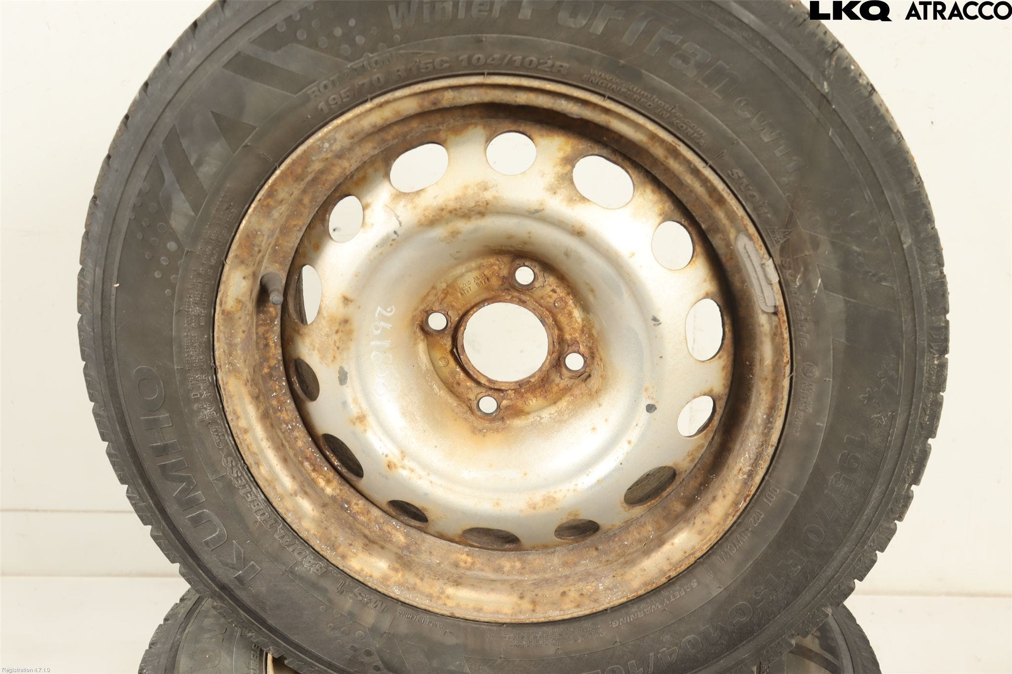 Citroen BERLINGO 08-18 Vinterdäck Plåtfälg 4St