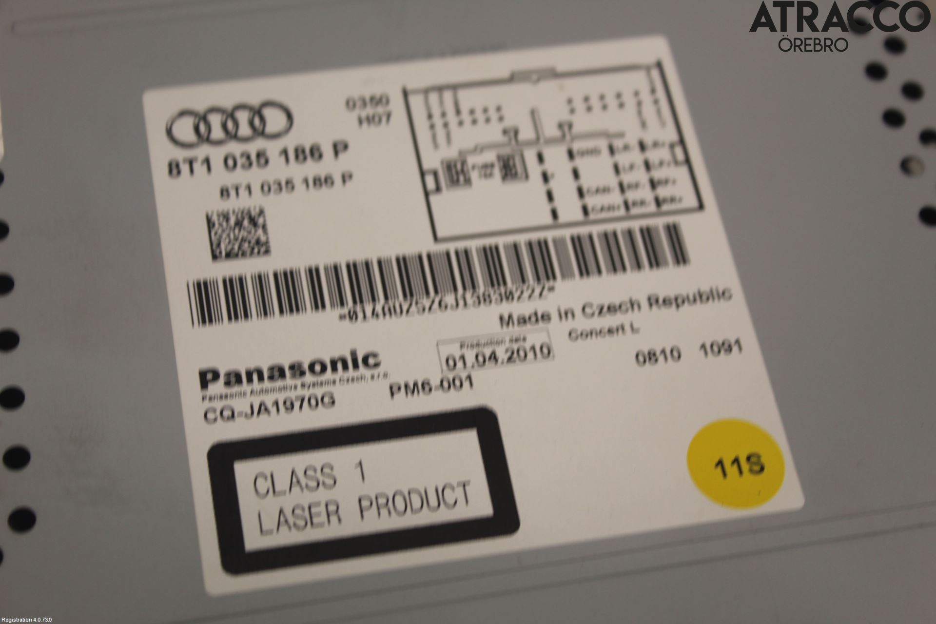 Audi Q5 09-16 Cd Radio - Multimediapanel