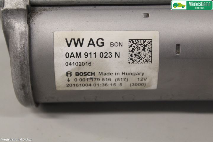 Volkswagen VW GOLF / E-GOLF VII 13-20 Startmotor
