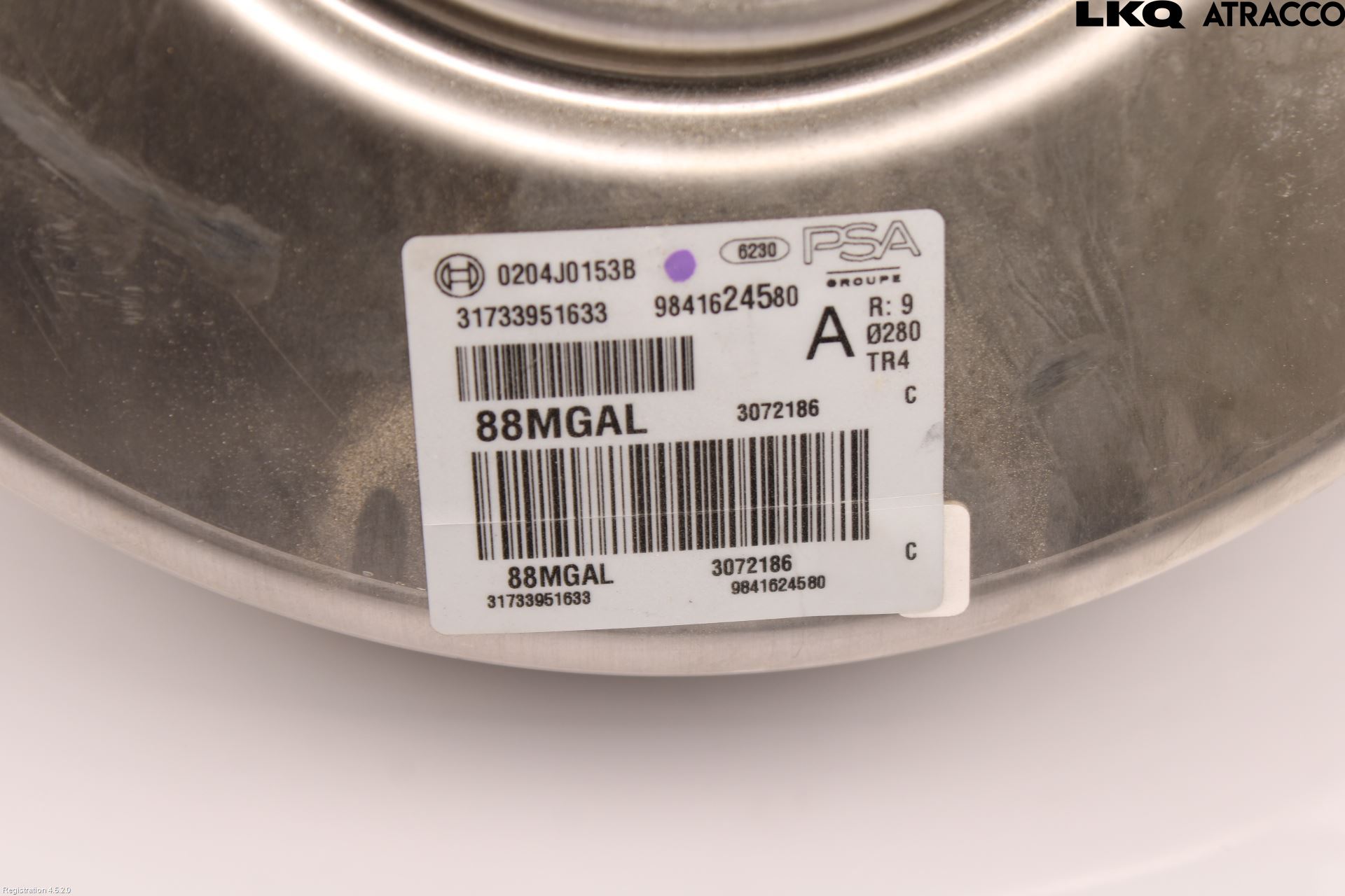 Peugeot 308/E-308 21- Bromsservo