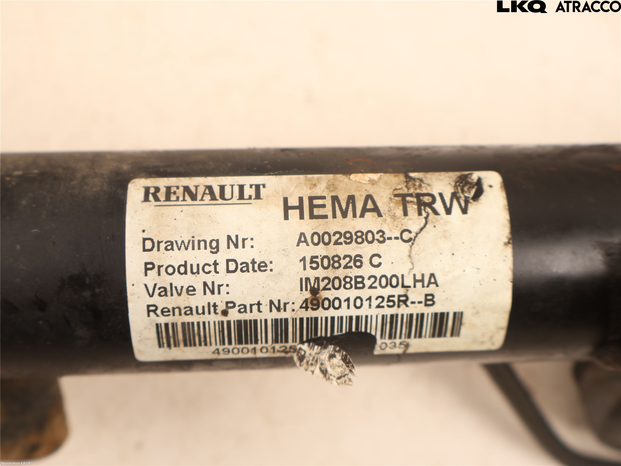 Dacia DUSTER 10-17 Styrväxel Servo -Snäcka