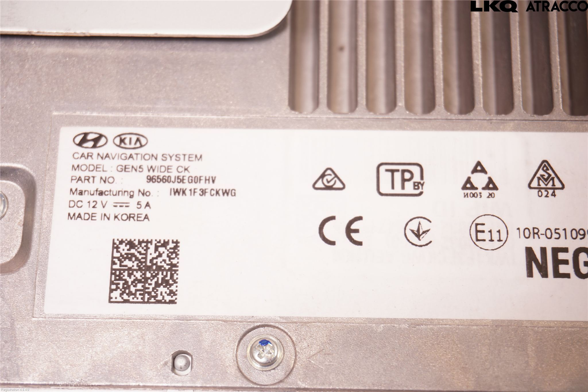 Kia STINGER 18- Gps Navigator