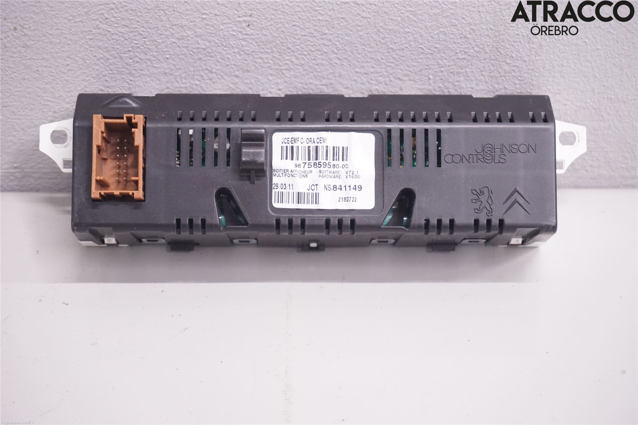 Peugeot RCZ Bildskärm