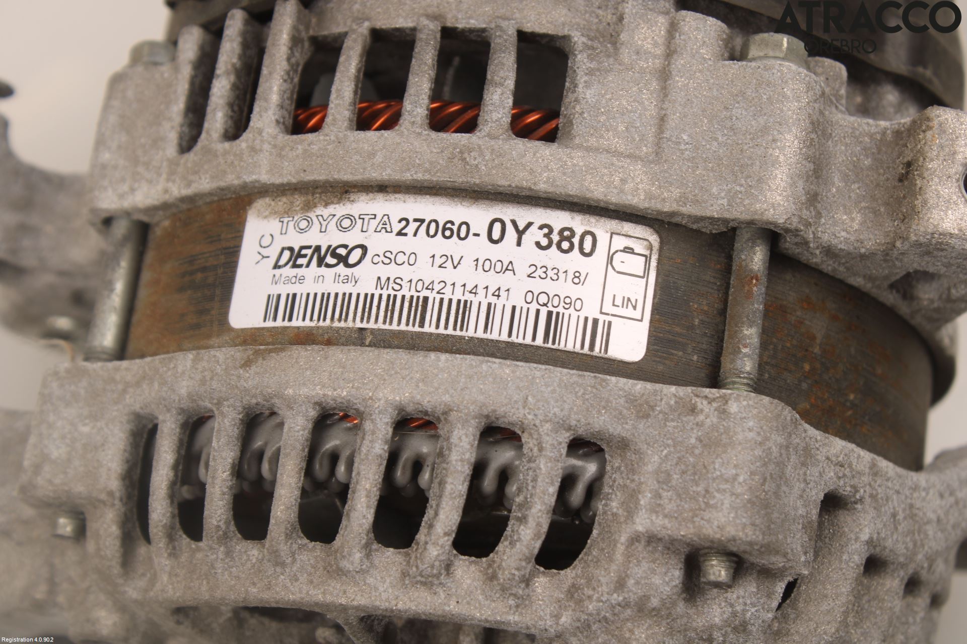 Toyota YARIS XP130 15-20 Generator