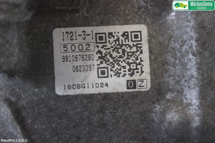 Citroen C4 GRAND PICASSO 14-18 Växellåda Automat