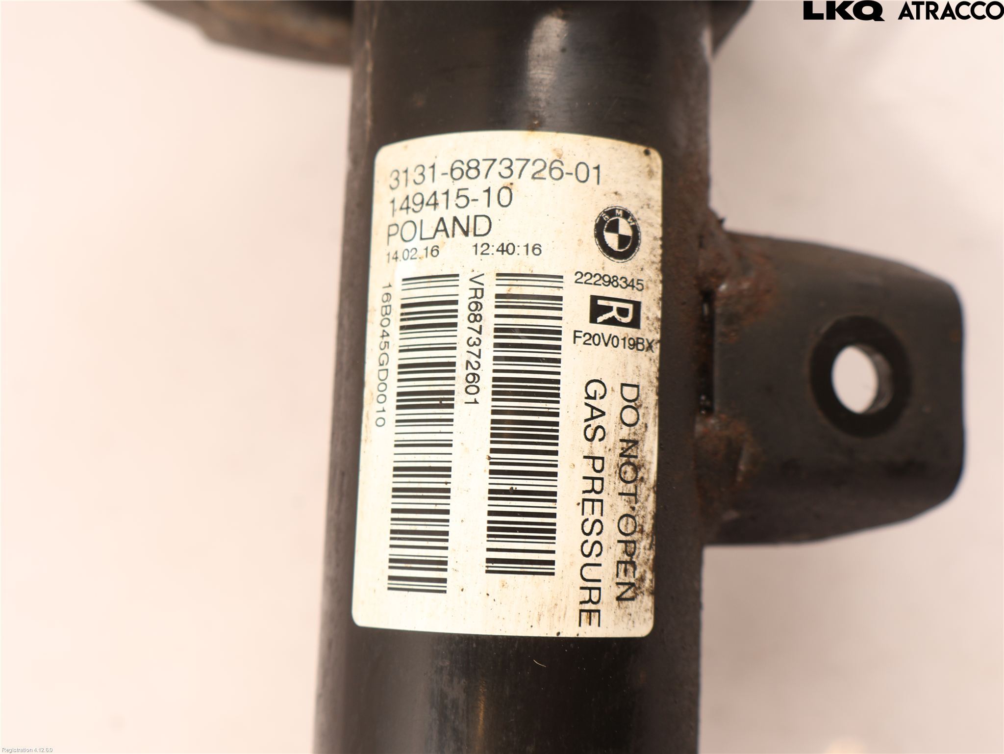 BMW 1 F20/F21 11-19 Fjäderben Fram Höger
