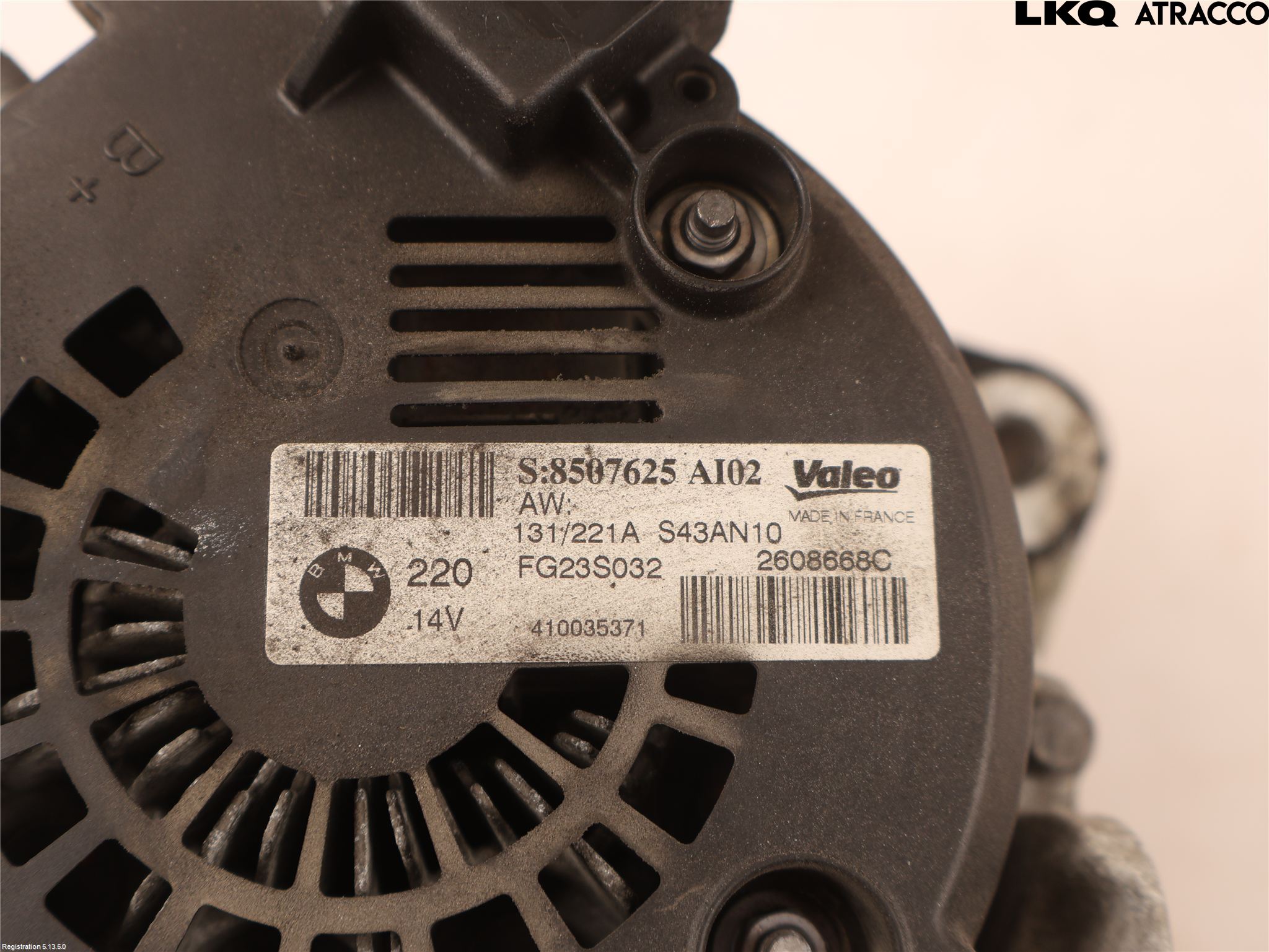 BMW 5 F10/F11/F18 09-17 Generator