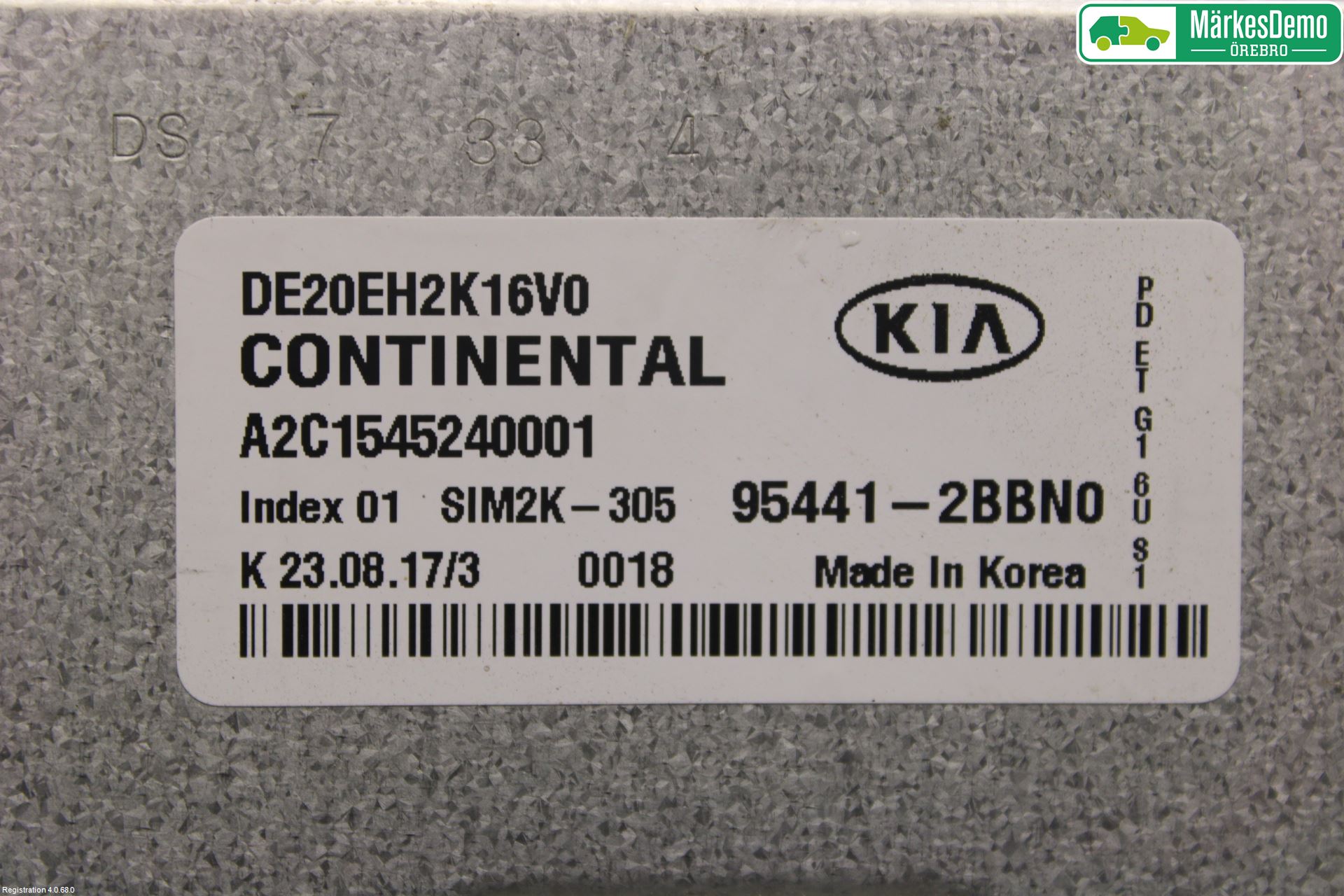 Kia NIRO (DE) 17-22 Styrenhet Växellåda