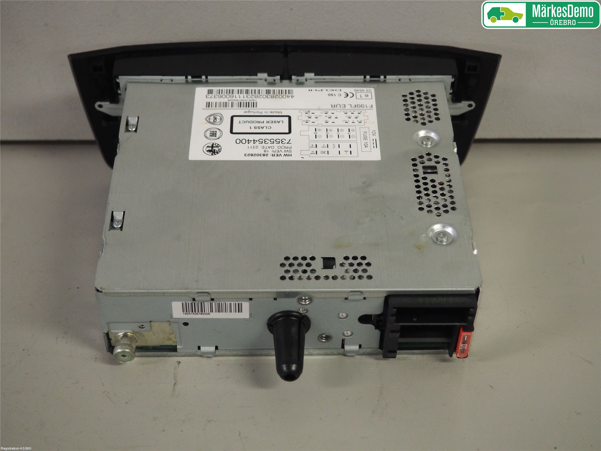 Fiat PUNTO EVO 10-12 Radio