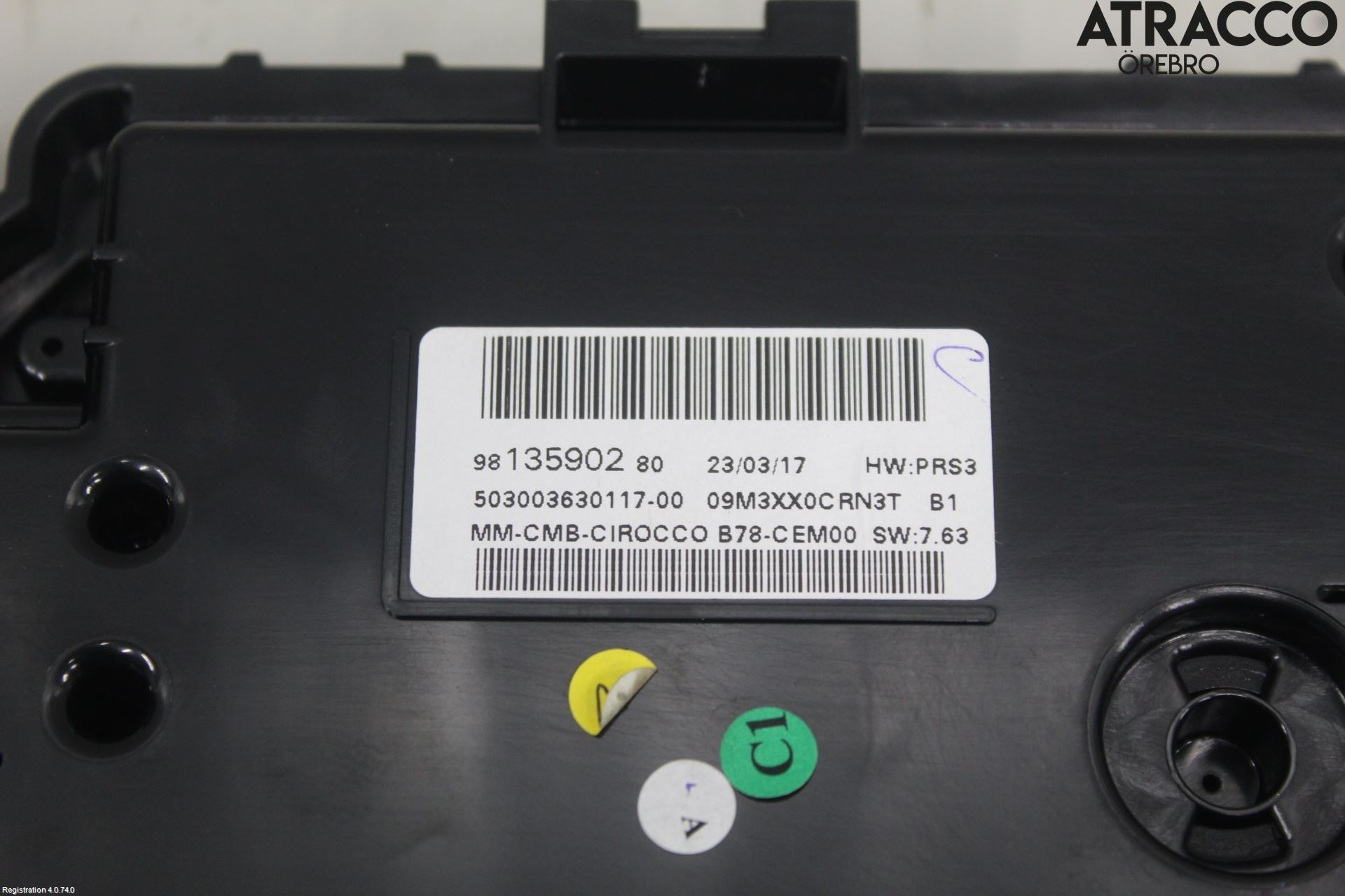 Citroen C4 GRAND PICASSO 14-18 Instrument Komb