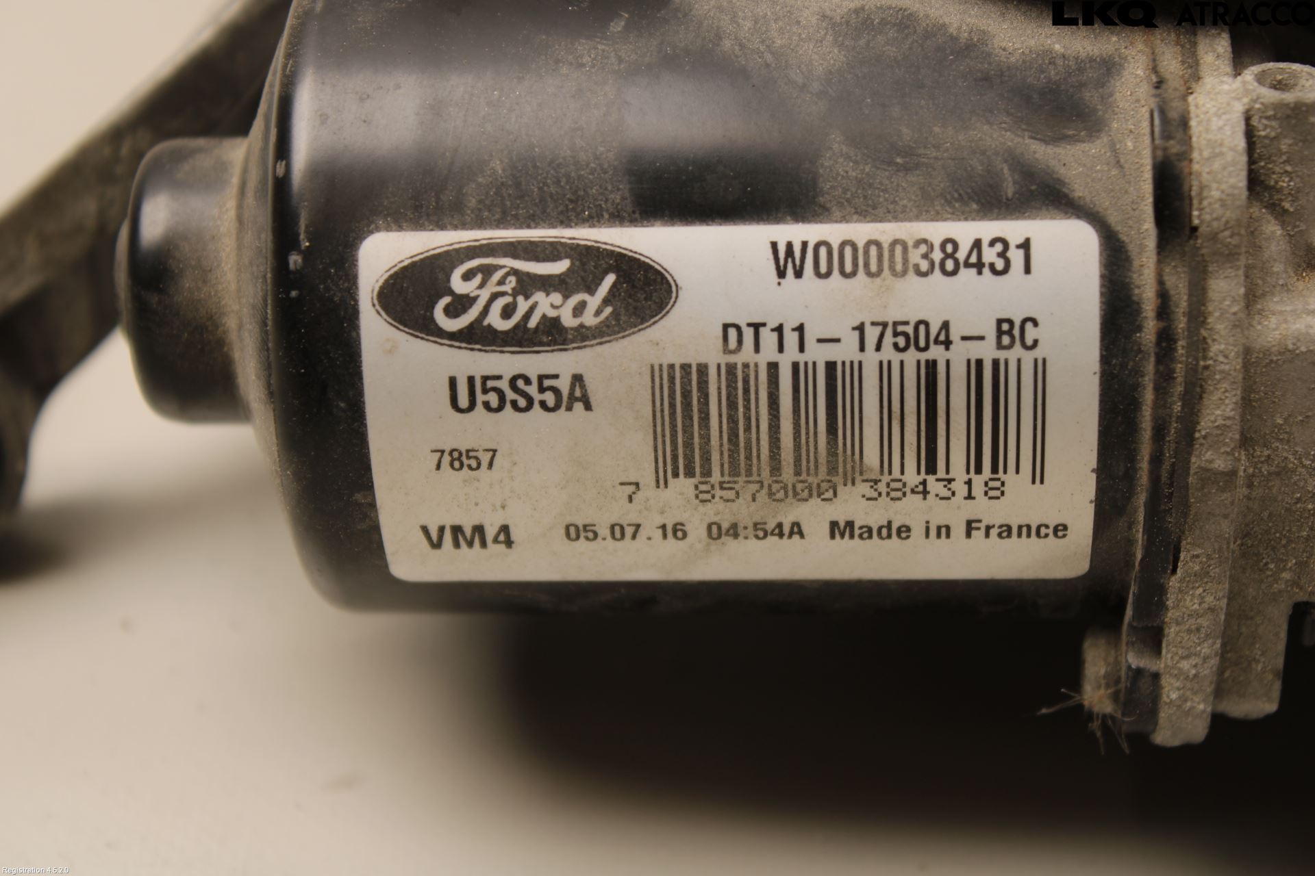 Ford TRANSIT/TOURNEO CONNECT 13-22 Torkarmotor Vindruta
