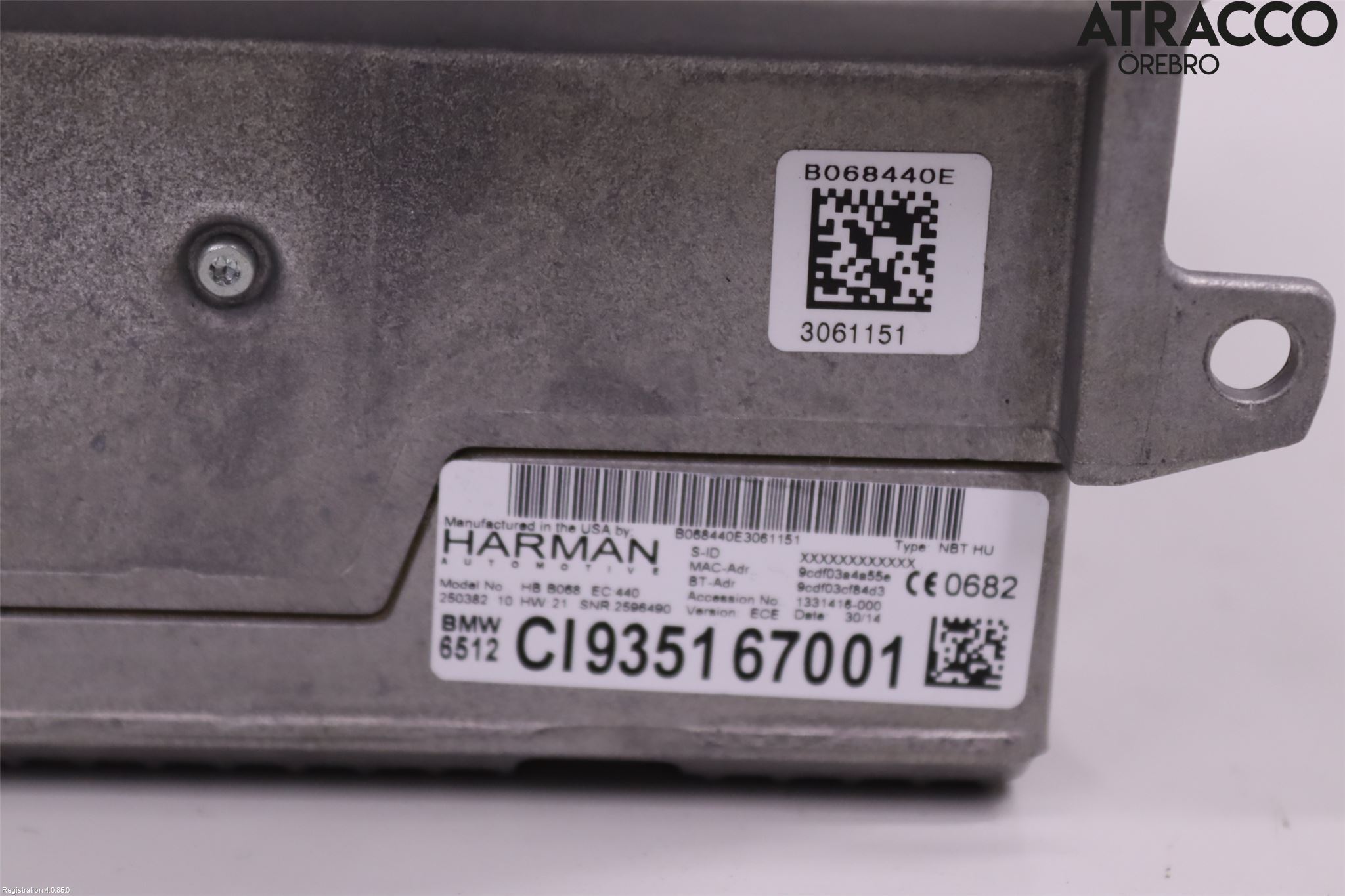 BMW X4 F26 14-18 Cd Radio - Multimediapanel