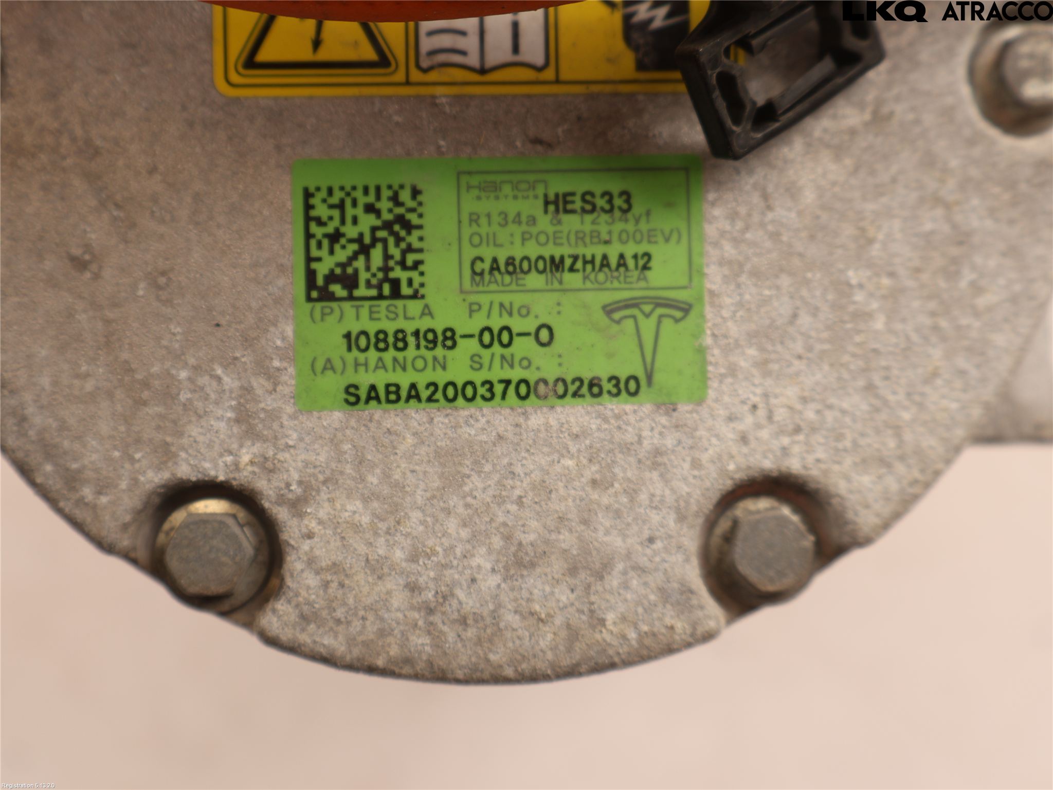 Tesla MODEL 3 17- Ac Kompressor