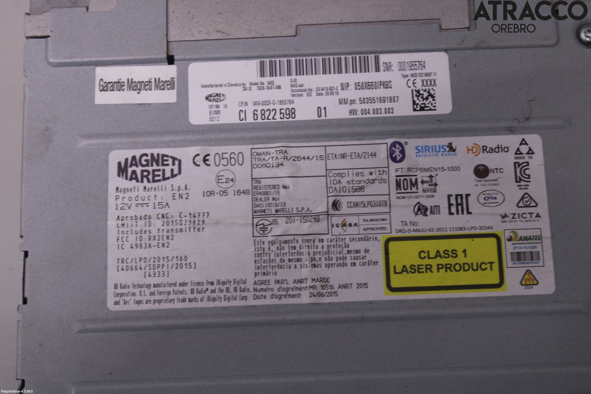 BMW 3 GT F34 13-19 Cd Radio - Multimediapanel