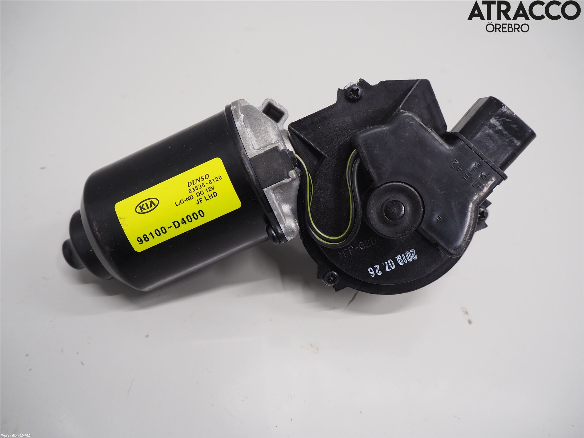 Kia OPTIMA 16-20 Torkarmotor Vindruta