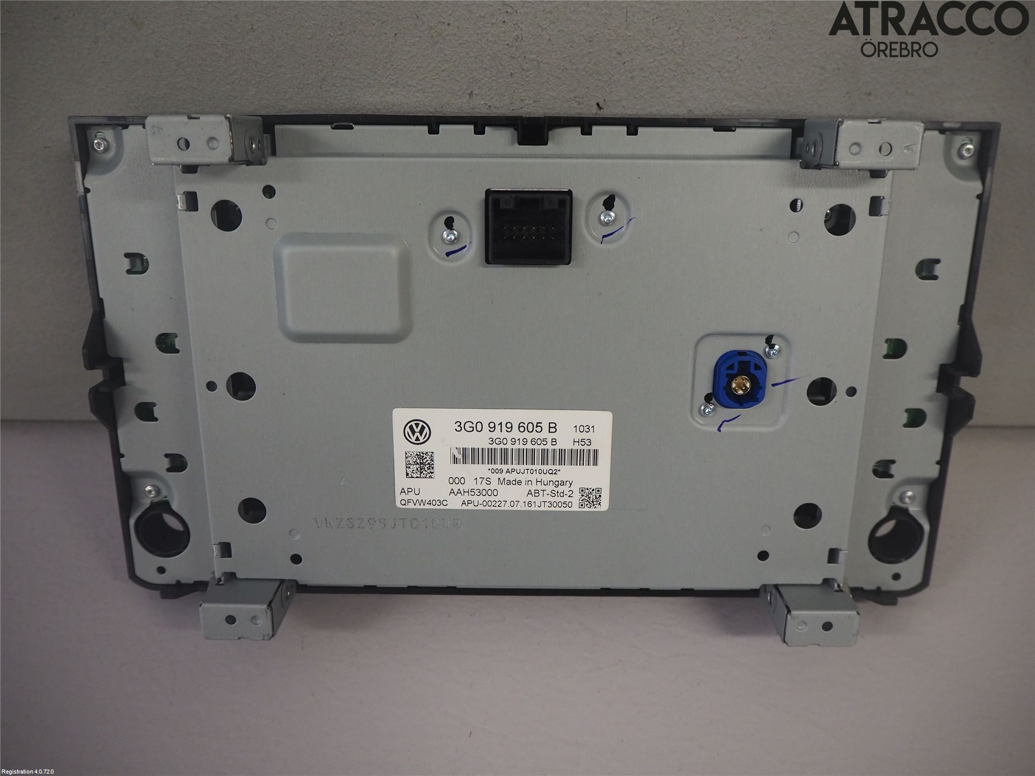 Volkswagen VW GOLF / E-GOLF VII 13-20 Multifunktionsdisplay