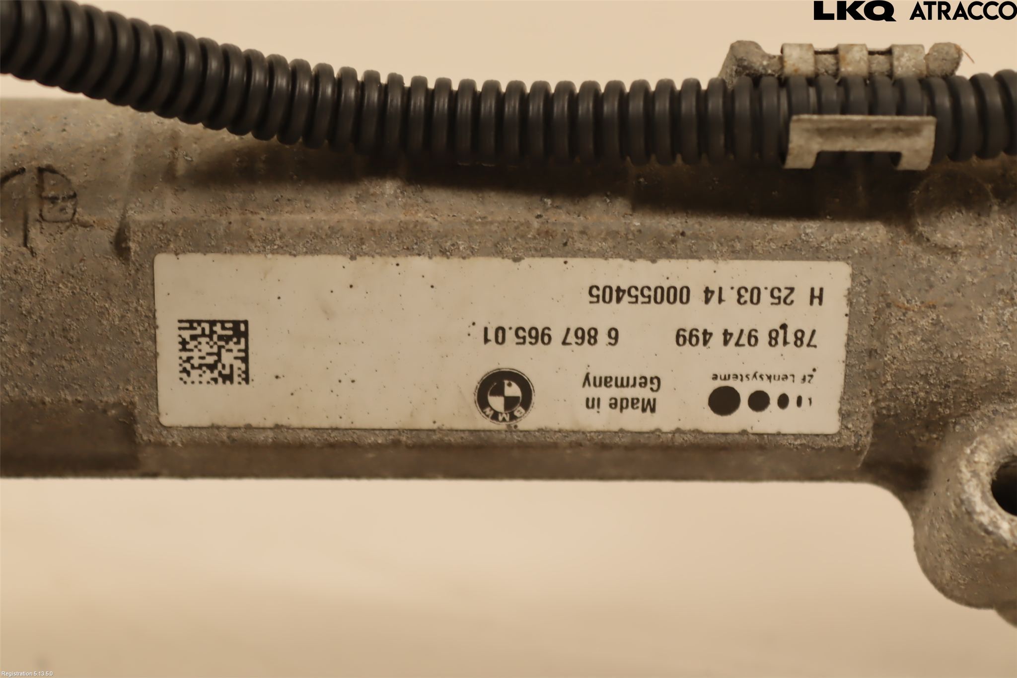 BMW 5 F10/F11/F18 09-17 Styrväxel-Snäcka Elektrisk