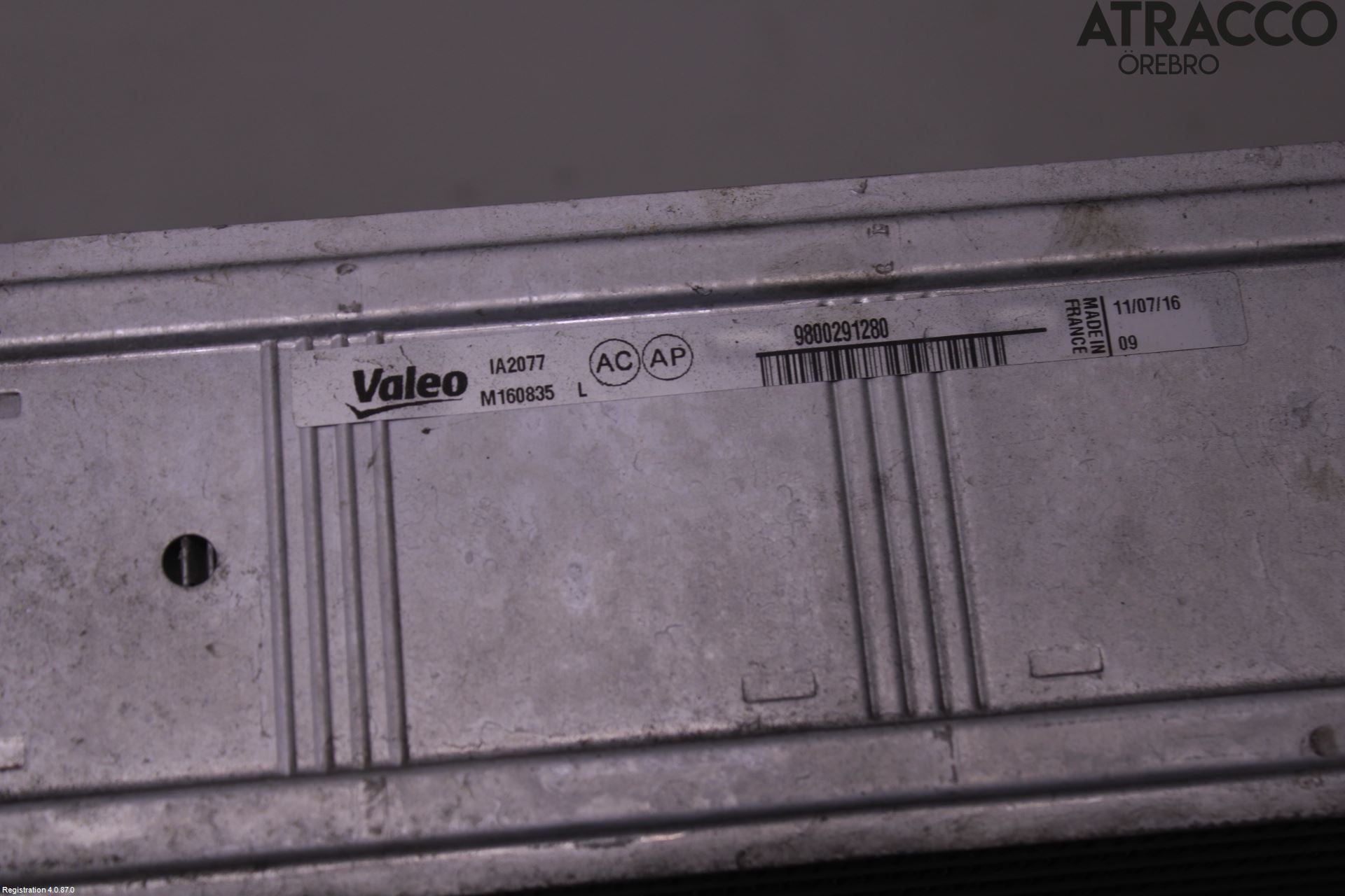 Peugeot PARTNER 16-18 Laddluft-Intercooler Kyl