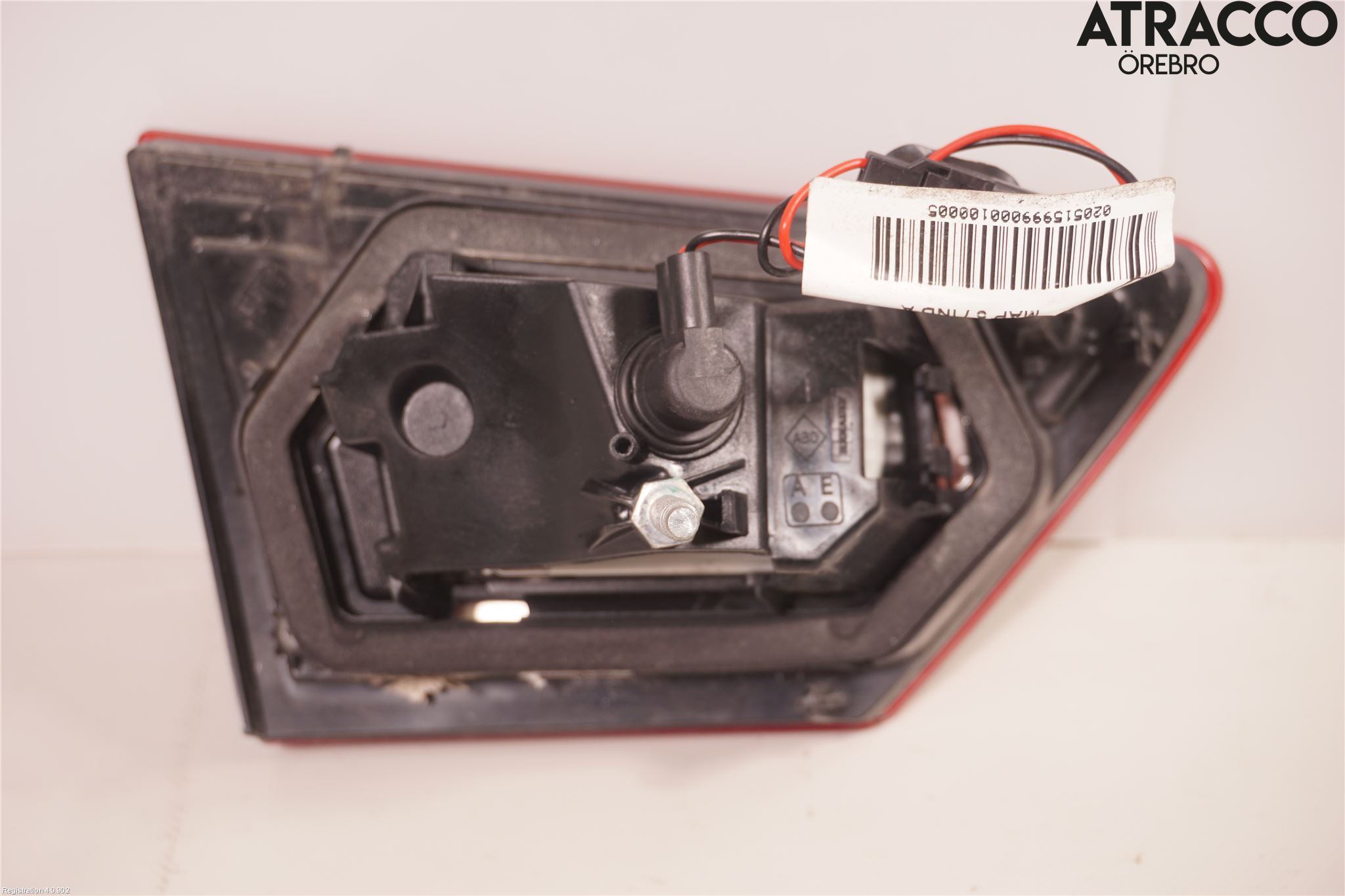 Renault CLIO IV 12-16 Bakljus Lucka Hö