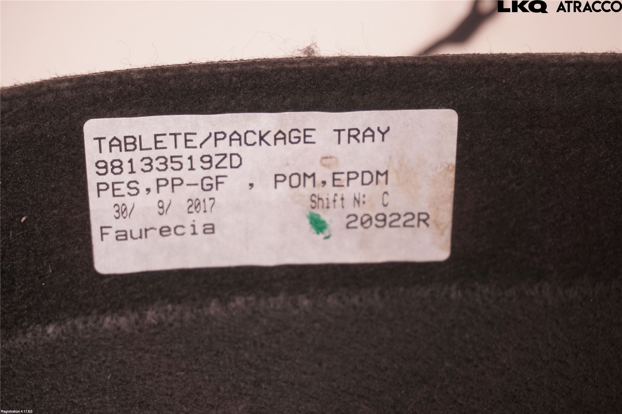 Citroen COTROEN C3 17-24 Hatthylla