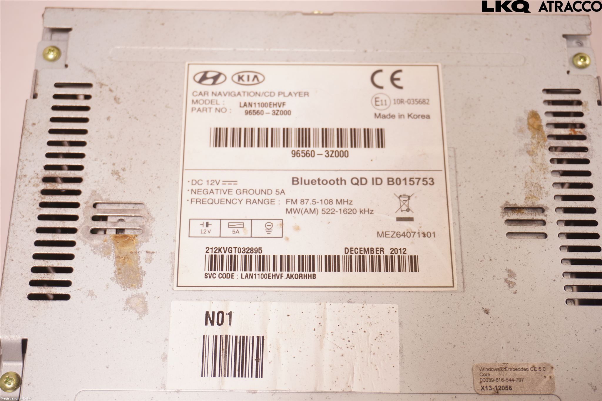 Hyundai i40 08-15 Cd Radio - Multimediapanel