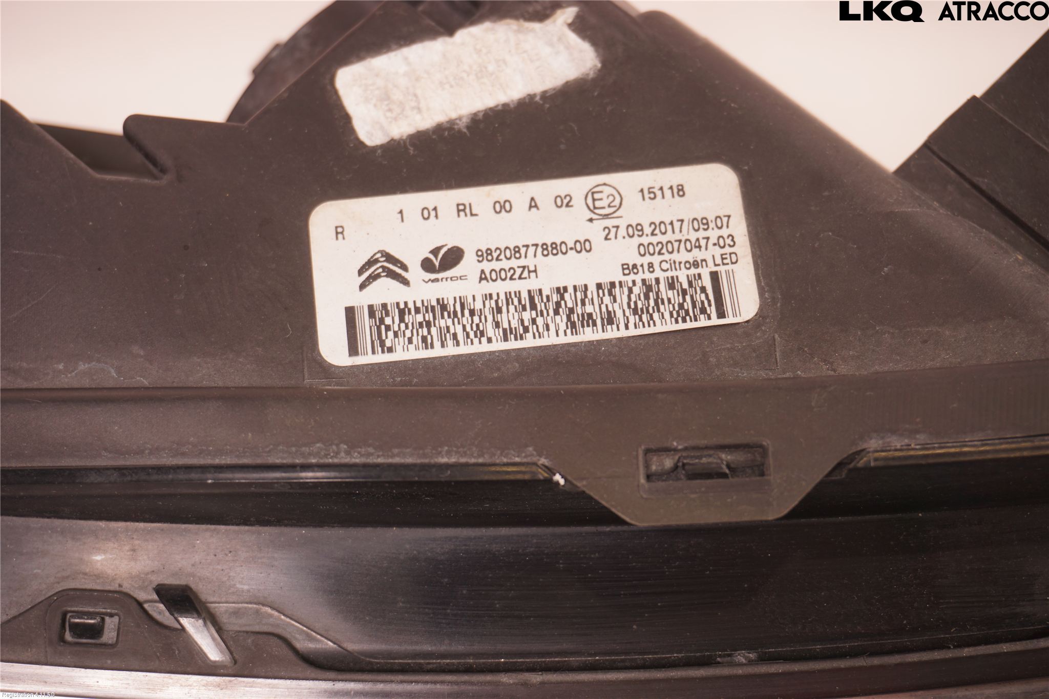 Citroen COTROEN C3 17-24 Positionsljus Fram Hö
