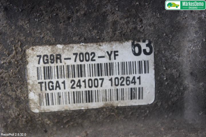 Ford MONDEO 07-15 Växellåda Man 6 Vxl