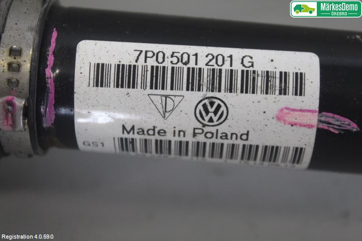 Volkswagen VW TOUAREG 7P 11-18 Drivaxel Bak Vänster
