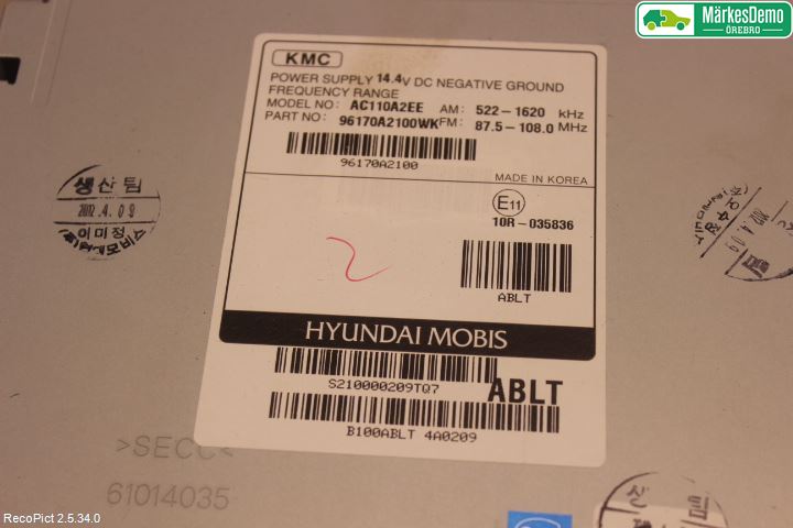Kia CEED 12-18 Radio